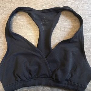 Prana black sports bra size S